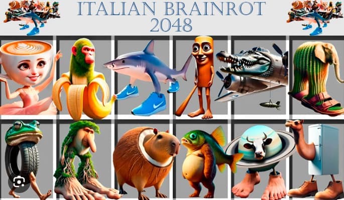 2048 Italian Brainrot