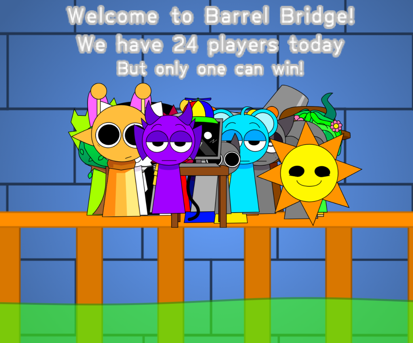 AY In Barrel Bridge 2 X Sprunki Pryamixed