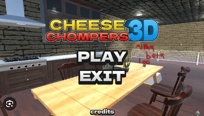 Cheese Chompers 3D - Dive into the Chaotic Cheese Battles with Zany Rats!