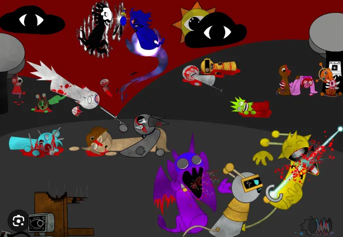 Fusion Horror Sprunki - Merge Your Way Through a Chilling Adventure!