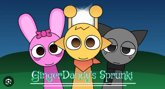Gingerdandy's Sprunki - A Dazzling Cabaret Adventure in Rhythm Gaming