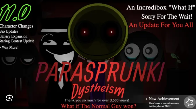 Parasprunki Dystheism 11.0 - The Visual Novel Revolution That's Breaking All Records