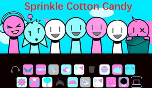 Sprinkle Cotton Candy