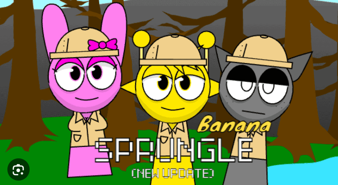 Sprungle Banana With Sprunki