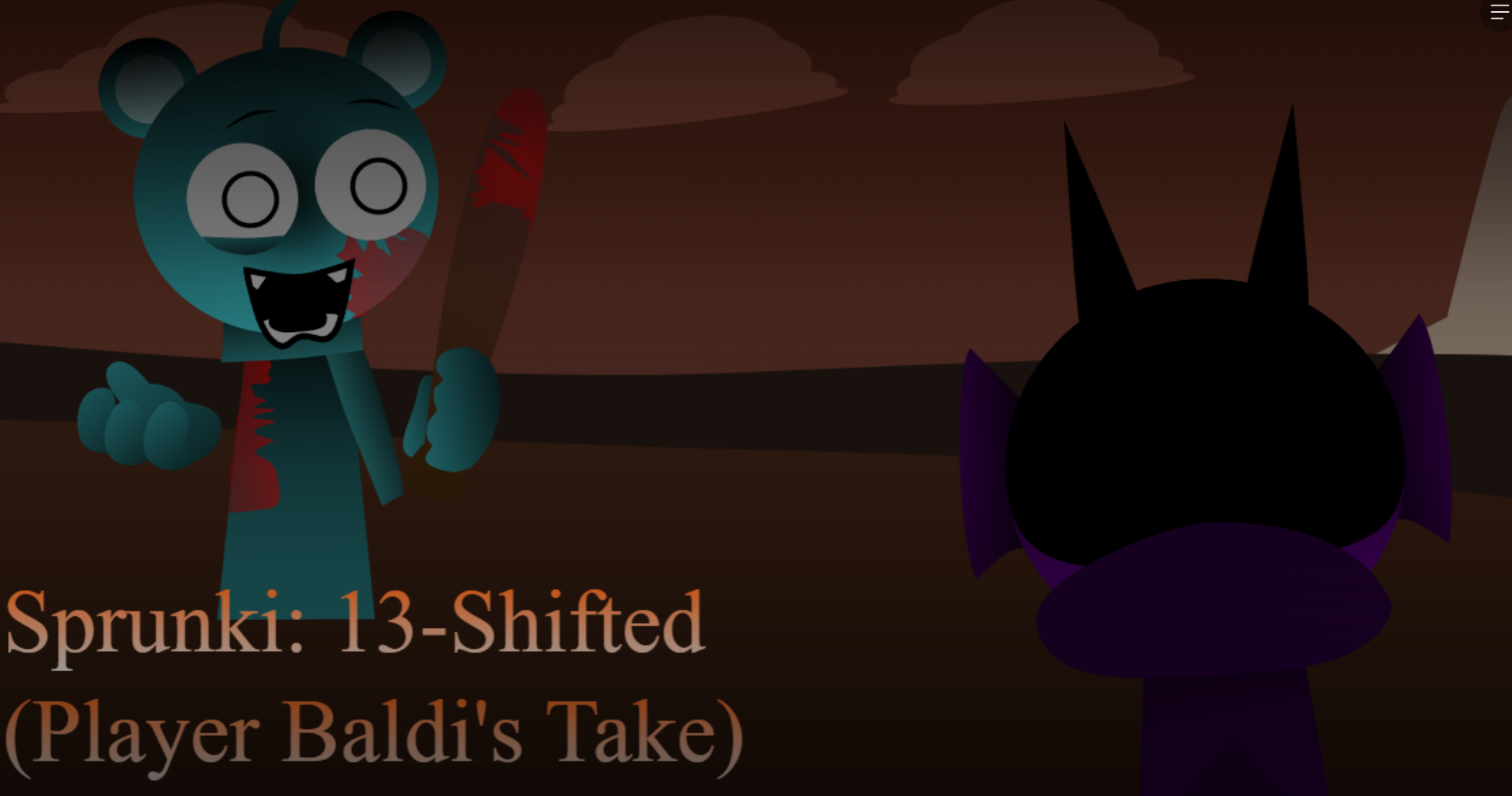 Sprunki 13 Shifted Player Baldis Take