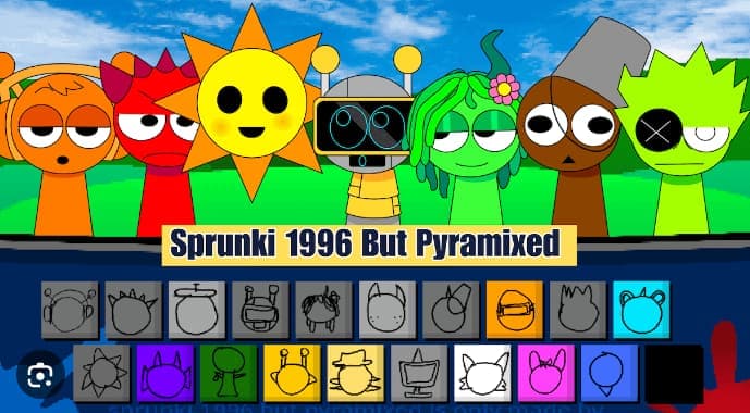 Sprunki 1996 But Pyramixed