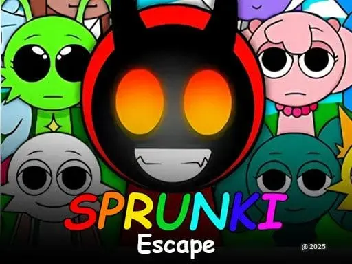 Sprunki 3D Escape - Master the Beat, Defy Gravity in this Mind-Bending Rhythm Adventure