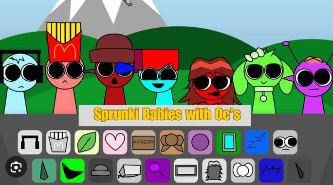 Sprunki Babies With Ocs