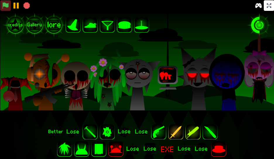 Sprunki Betters And Loses