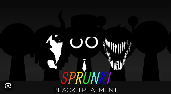 Sprunki Black Treatment - Dive into the Hauntingly Beautiful World of Dark Aesthetics and Soundscapes