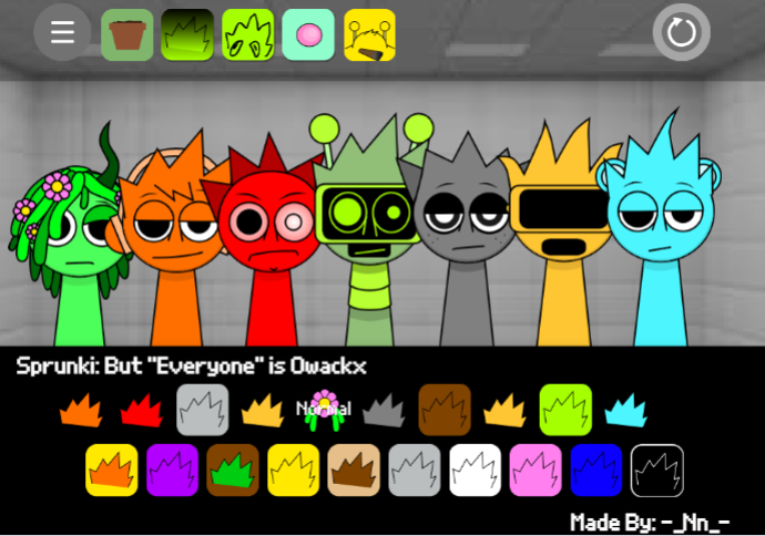 Sprunki But Everyone Is Owackx