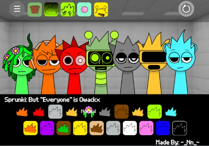 Sprunki But Everyone Is Owackx - The Chaotic Mod That Turns Music Into Beautiful Digital Mayhem