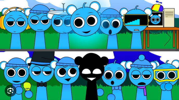 Sprunki But Everyone Is Sky