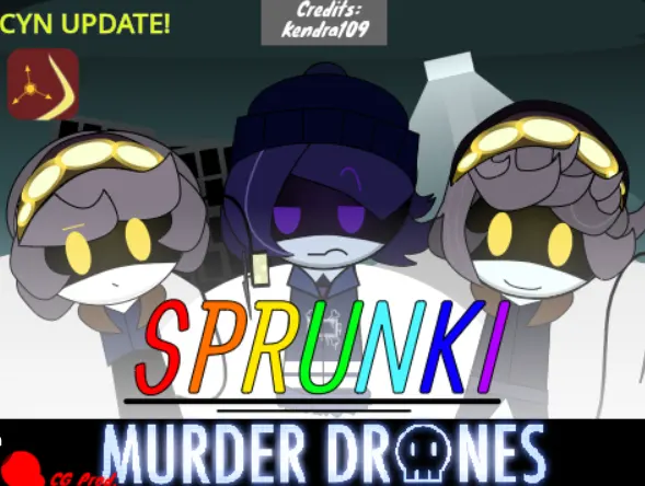 Sprunki But Murder Drones - Drop Beats or Drop Dead in this Cyberpunk Rhythm Nightmare