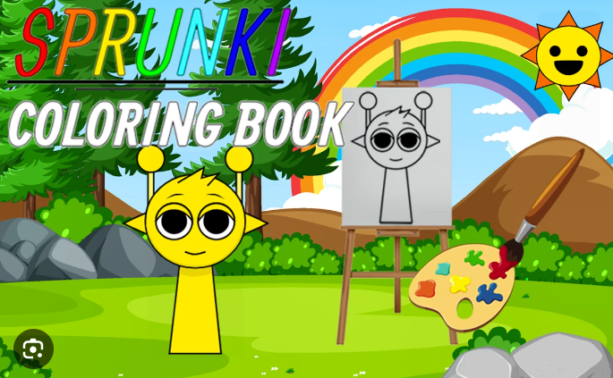 Sprunki Coloring Book Game