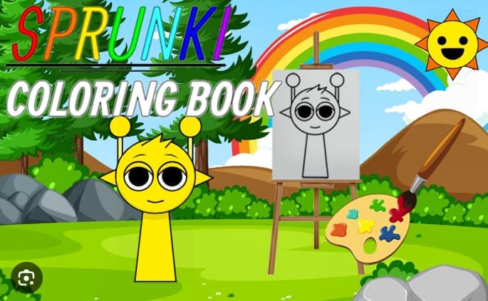 Sprunki Coloring Book Game
