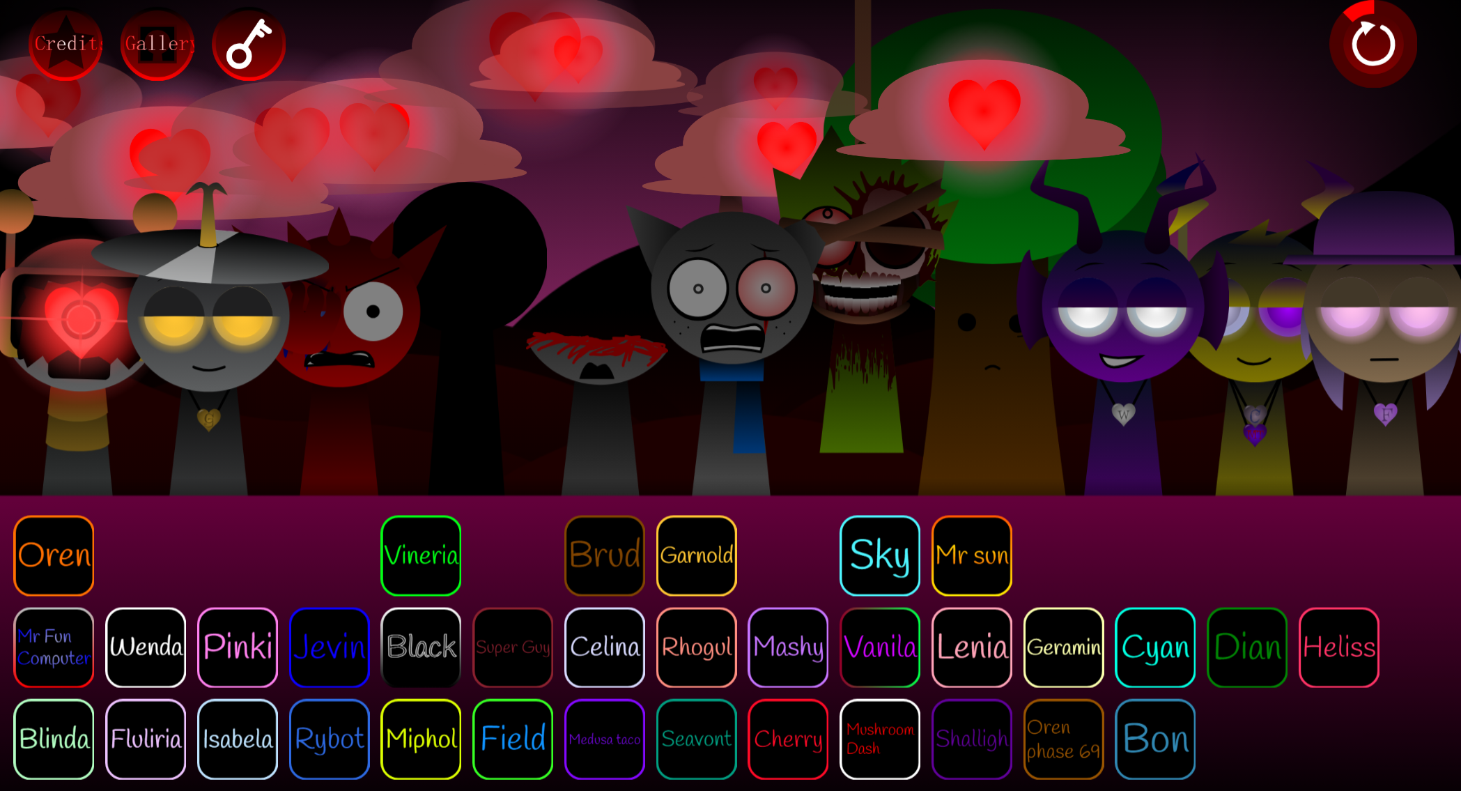 Sprunki Cruel Lovers Remastered Official