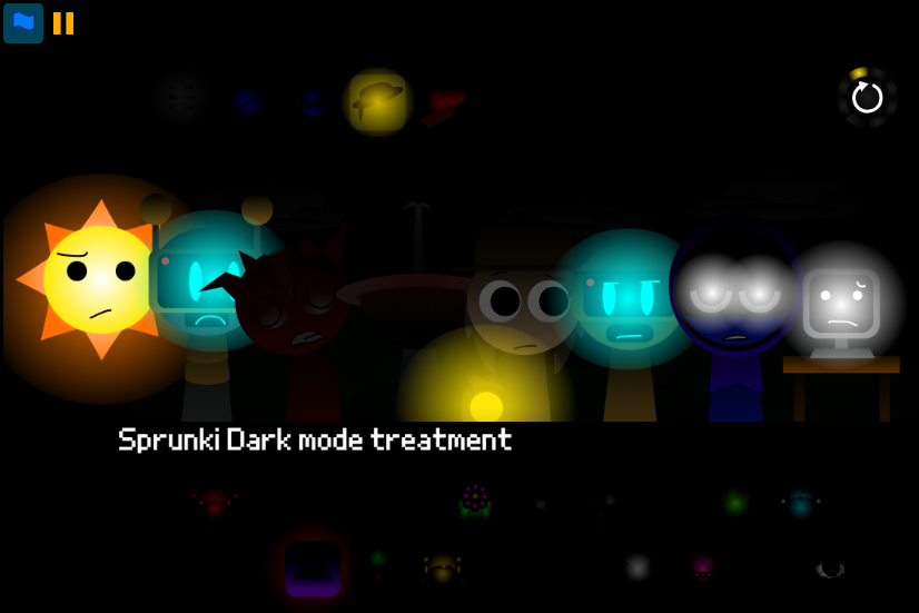 Sprunki Dark Mode Treatment