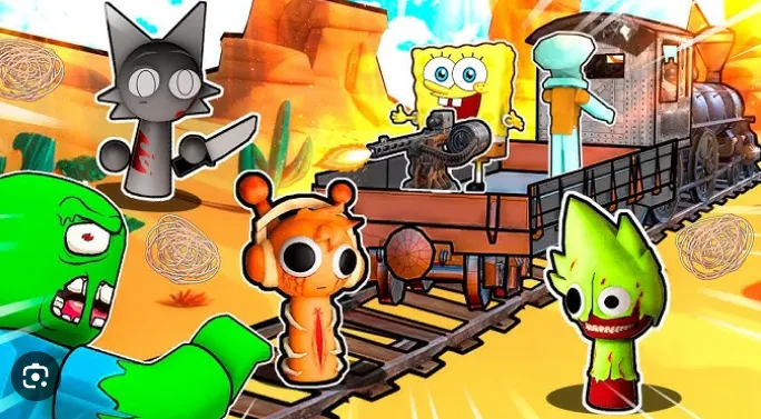 Sprunki Dead Rails - From Candy-Colored Paradise to Post-Apocalyptic Nightmare