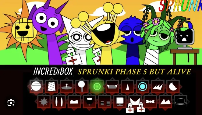 Sprunki Definitive Phase 5 But Alive - Physics Puzzles Reimagined with Dynamic Energy Entities