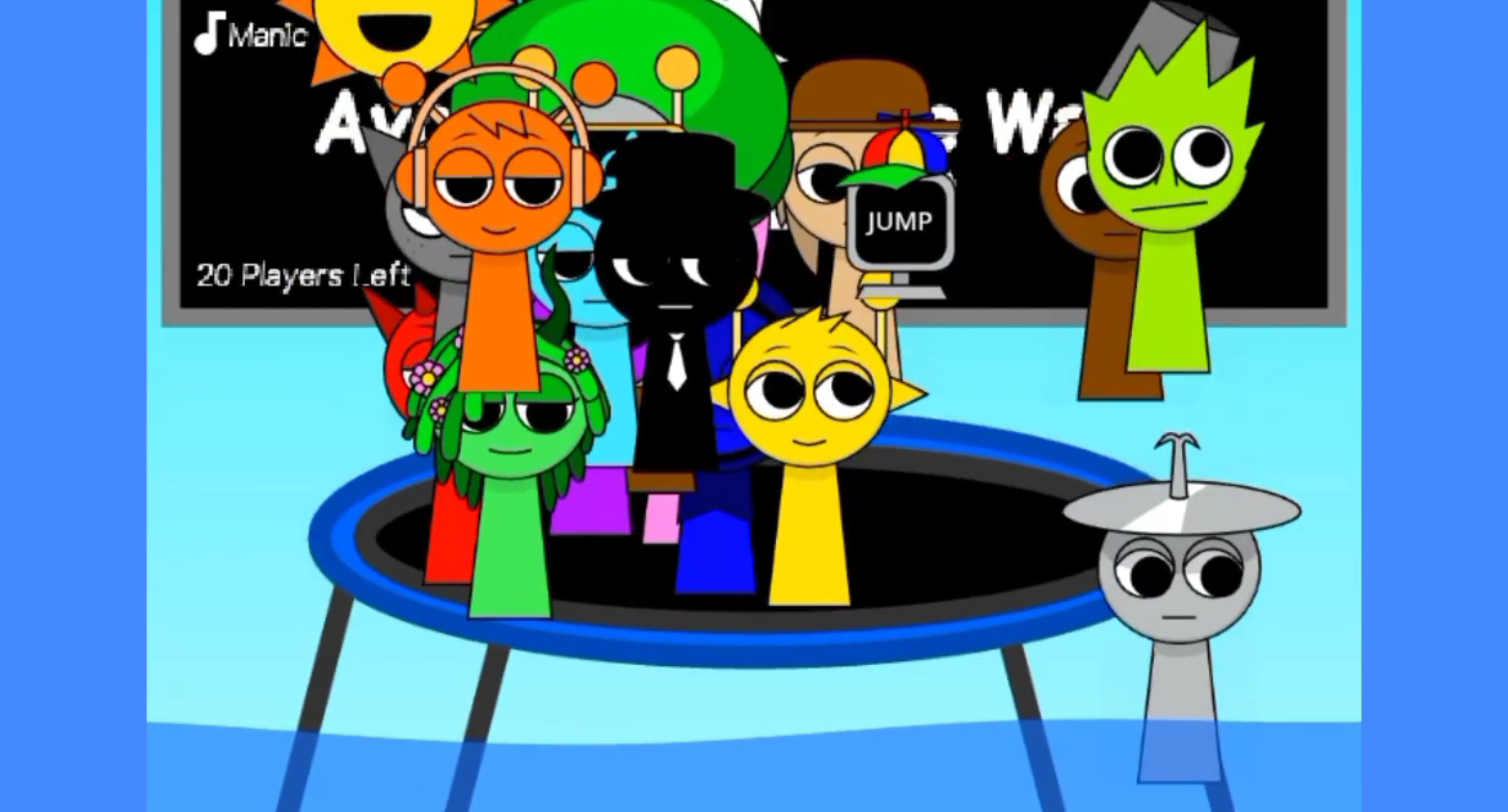 Sprunki Don't Fall Off The Trampoline