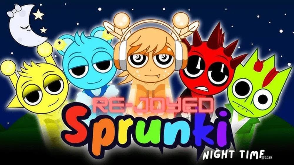 Sprunki Good Night - Craft Your Dream Symphony in this Magical Musical Playground