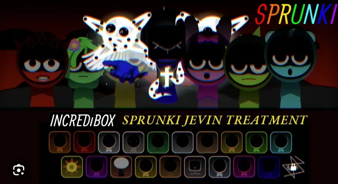 Sprunki Jevin Treatment - Mind-Bending Musical Journey into a Haunted Soul