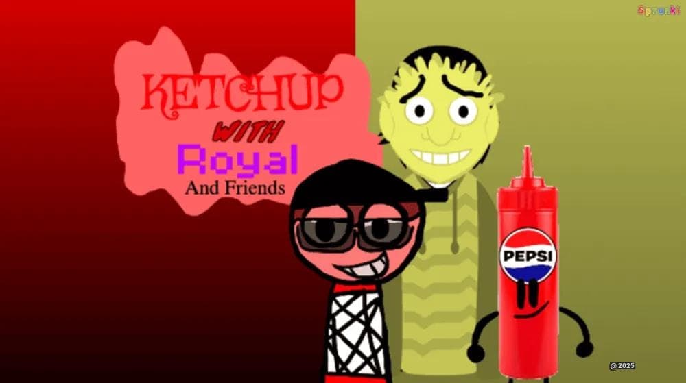 Sprunki Ketchup Royal & Friends - Where Musical Mayhem Meets Condiment Royalty