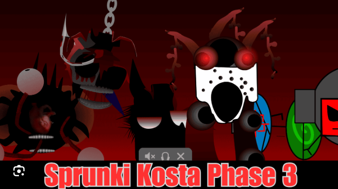 Sprunki Kosta Phase 4 Goes Dark