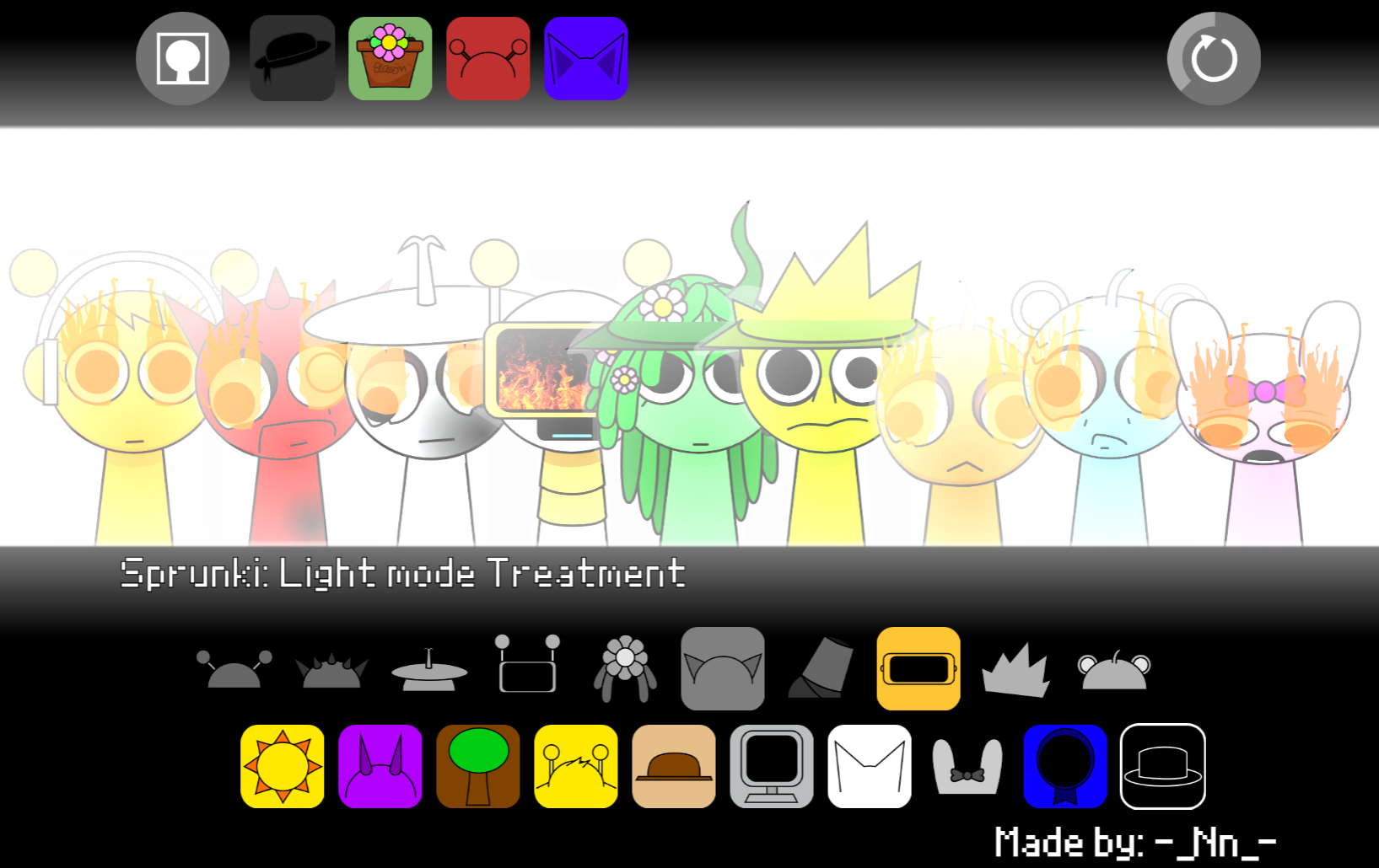 Sprunki Lightmode Treatment