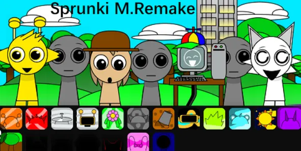Sprunki M.Remake - 100,000 Players Face the Ultimate Rhythm Challenge