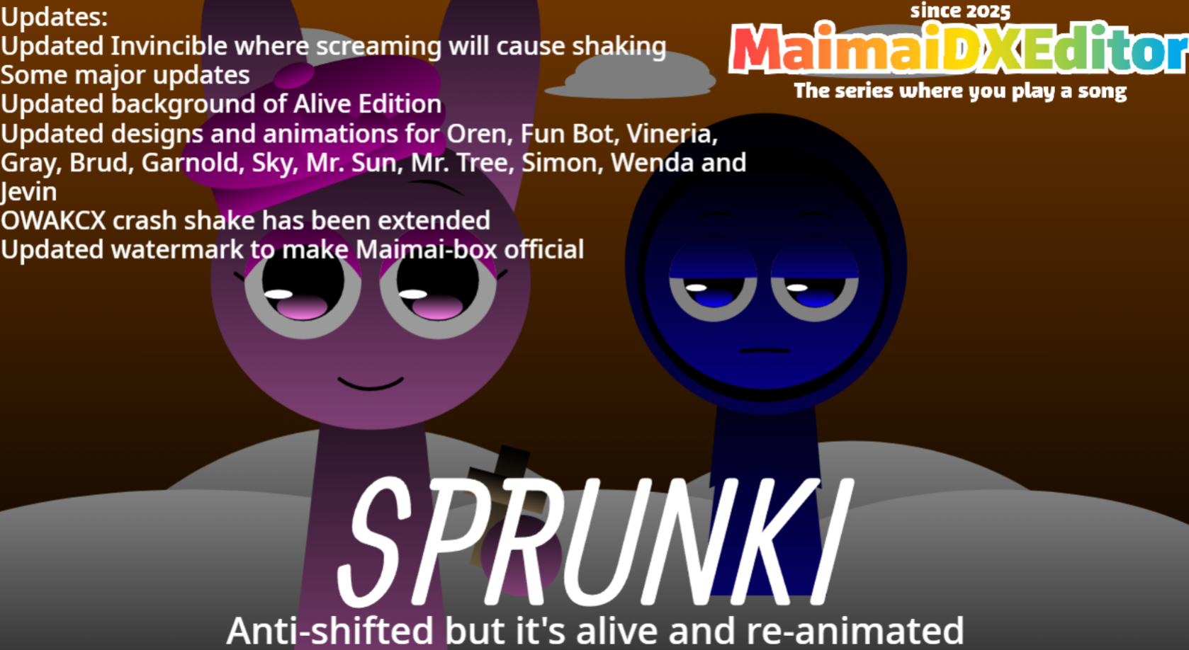 Sprunki Maimai Box V2 Alive Edition