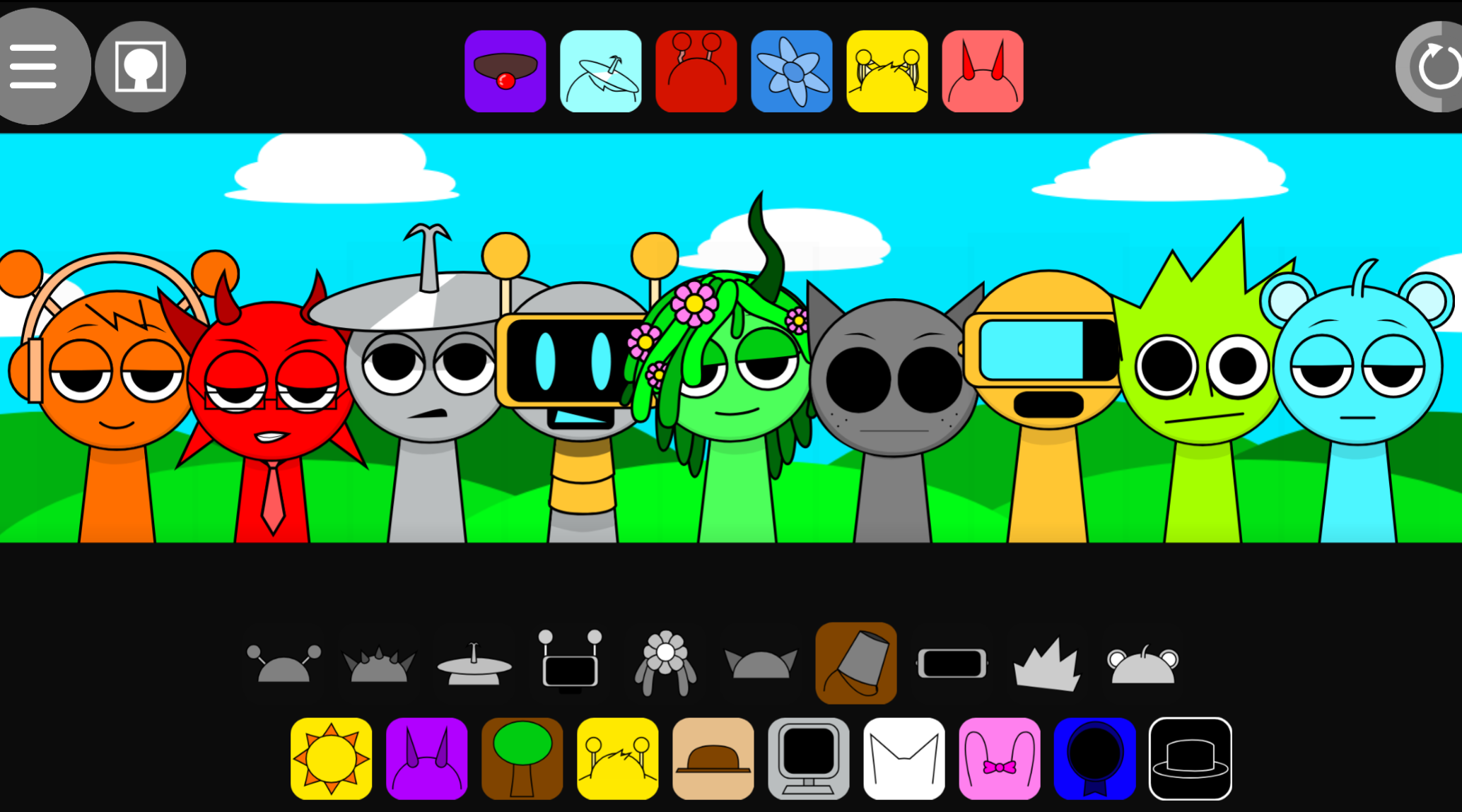 Sprunki Medusa Tacos Sandbox