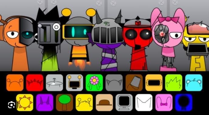 Sprunki Metallic Edition