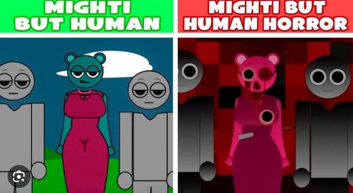 Sprunki Mighti But Human