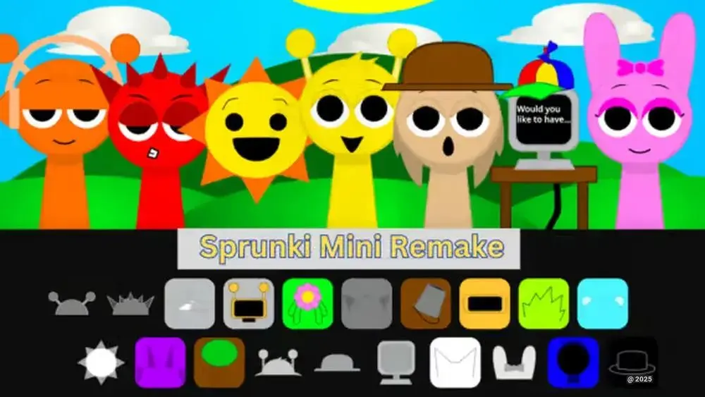 Sprunki Mini Remake - Where 500,000+ Tiny Musicians Create Musical Magic