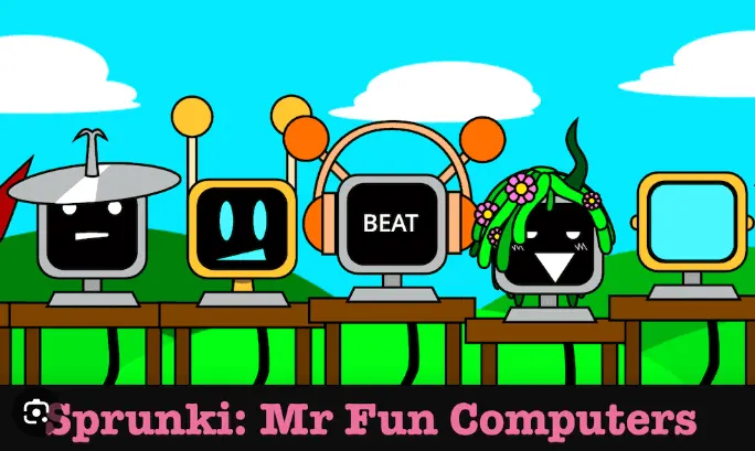Sprunki Mr. Fun Computer Treatment - Dive into a Quirky World of Computer Repair Adventures!