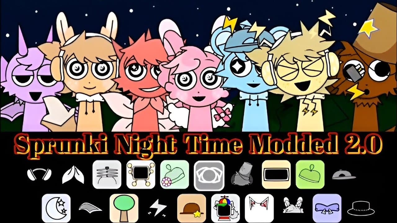 Sprunki Night Time Modded 2.0