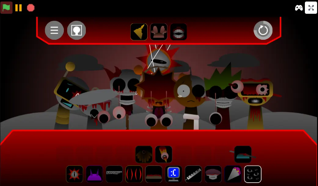Sprunki Phase 4 Gore Galore - Where Nightmares Meet Music in a Blood-Soaked Symphony