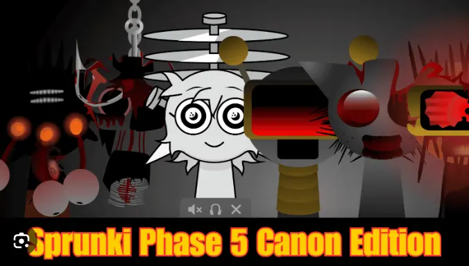 Sprunki Phase 5 Canon Edition - Where Nightmares Become Your Symphony