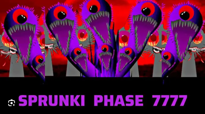 Sprunki Phase 7777 - Where Nightmares Create the Music