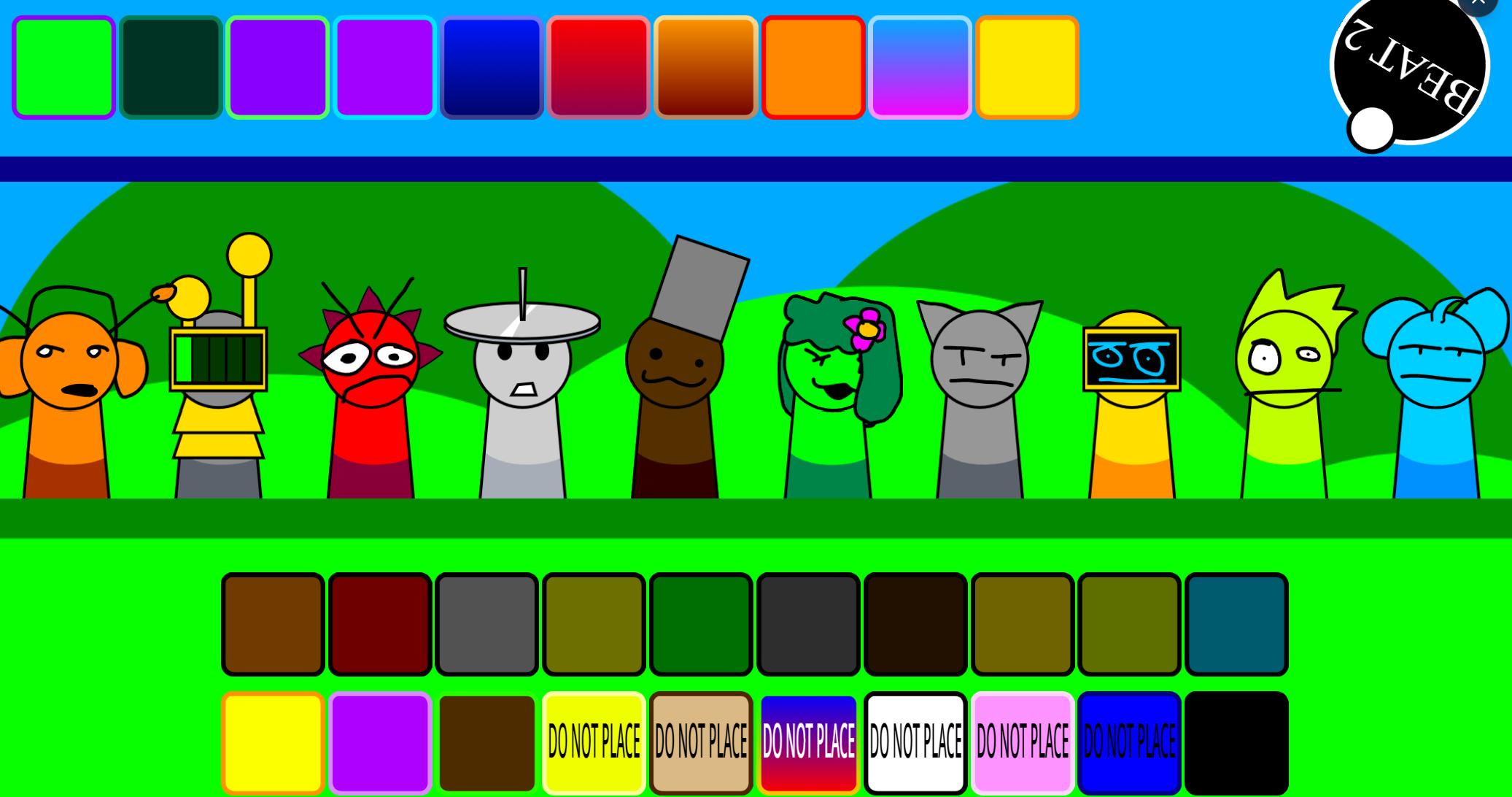 Sprunki Pyramixed Bubblemixed