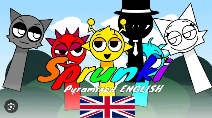 Sprunki Pyramixed England - Where British Charm Meets Ancient Pyramid Mystique!