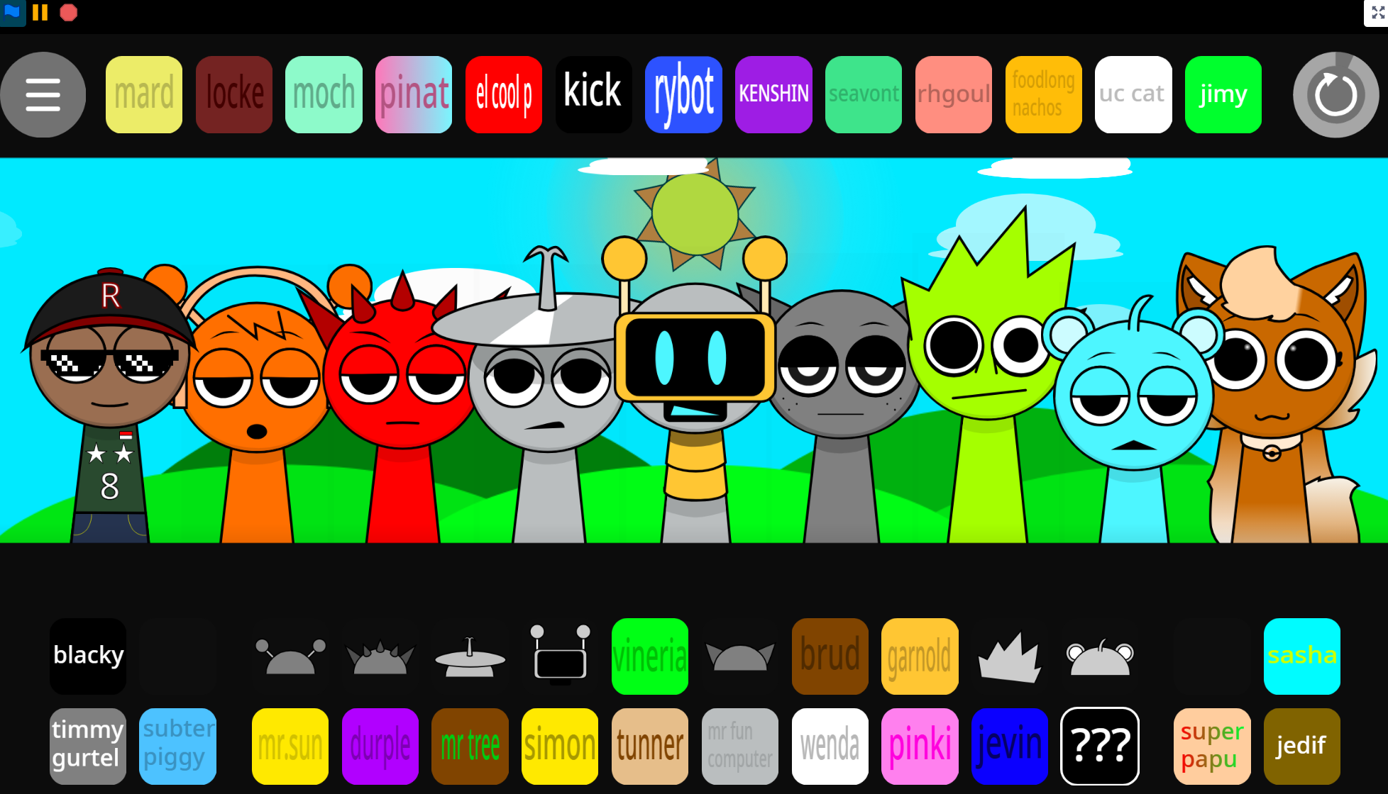 Sprunki Rybot Killer Demo