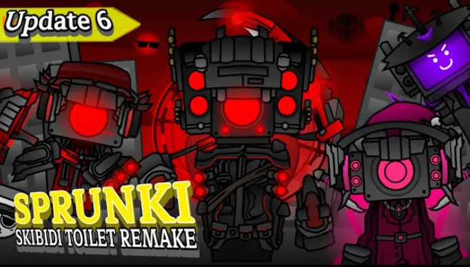 Sprunki Skibidi Toilet Remake 6 - Dive into the Hilarious Chaos of the Ultimate Toilet Showdown!