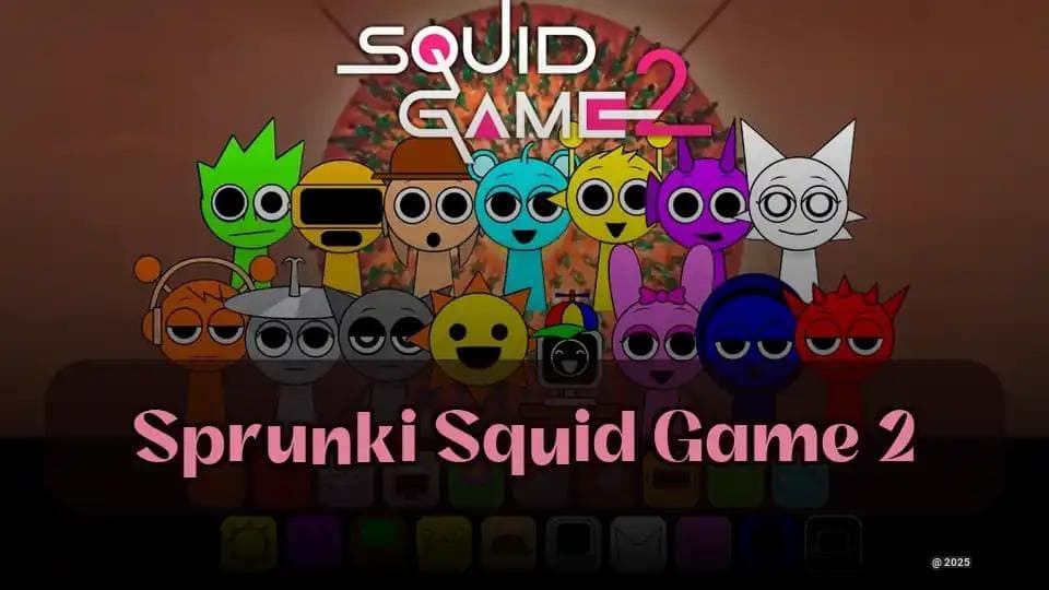 Sprunki Squid Game 2 - Dance, Shoot, or Die in this Musical Combat Revolution