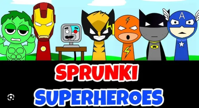 Sprunki Superhero - Unleash Your Musical Powers to Save the Universe