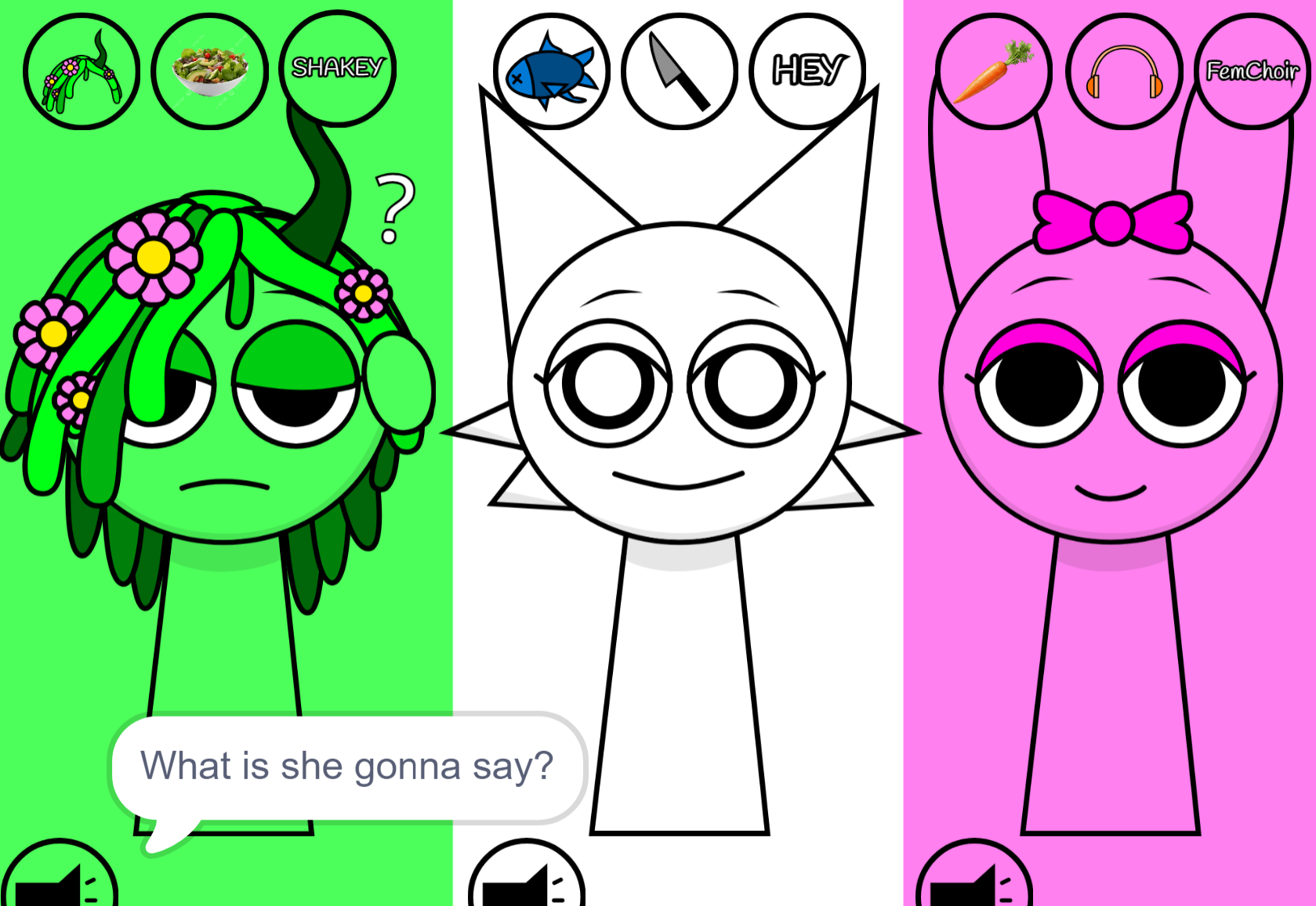 Sprunki Talking Vineria Wenda And Pinki