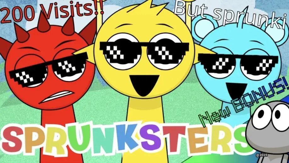 Sprunksters But Sprunki - Where Cartoon Characters Drop Bass-Breaking Beats