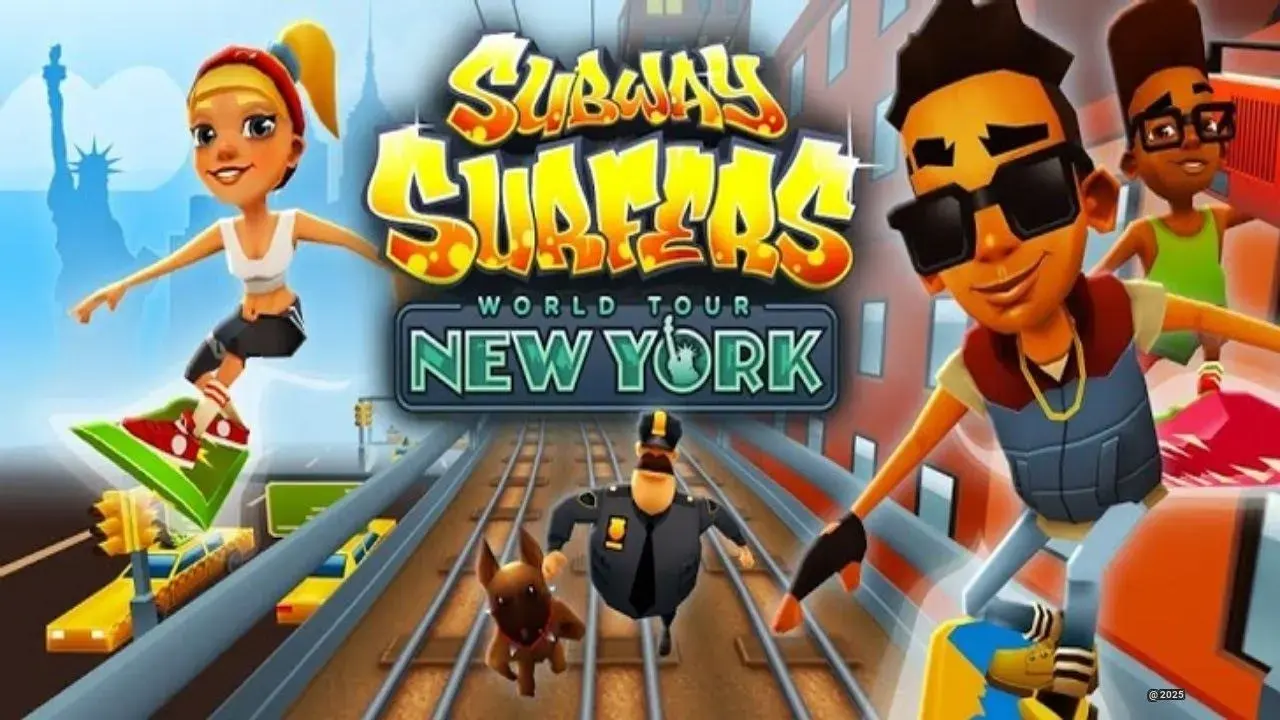 Subway Surfers New York - Race Through the Big Apple's Neon Streets!